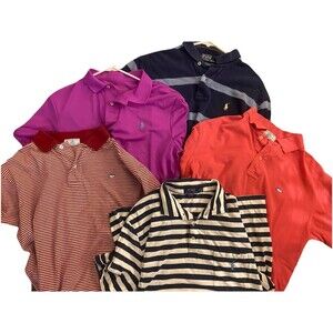 polo Shirts 5X (From: Southern Tide, Ralph Lauren) Men’s Large. All Good Cond!